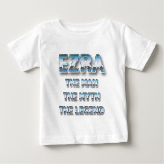 T-shirt Pour Bébé Ezra l'homme le mythe la légende prénom