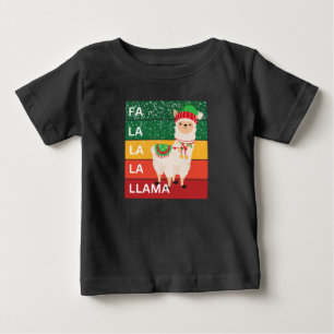 T-SHIRT POUR BÉBÉ FA LA LA LA LAMA