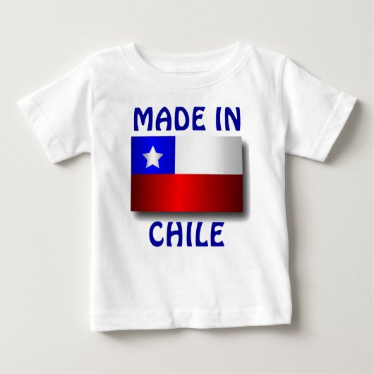 T-shirt Pour Bébé Fabriqué au Chili (Devant)