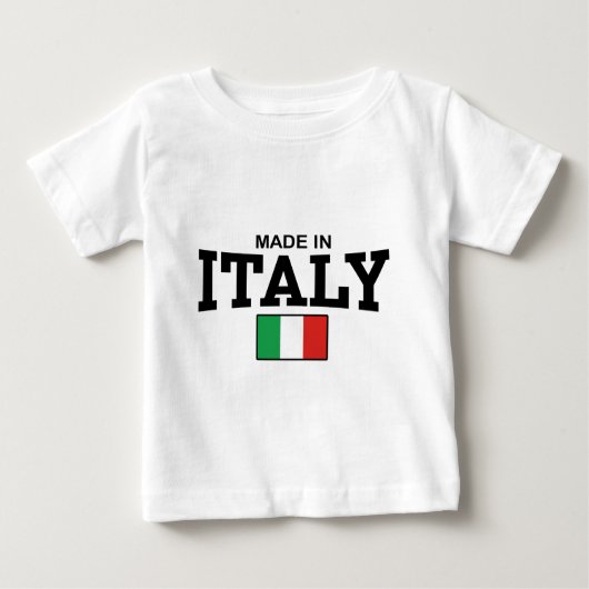 T-shirt Pour Bébé Fabriqué en Italie (Devant)
