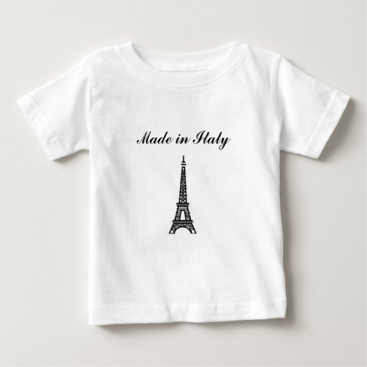 T-shirt Pour Bébé Fabriqué en Italie (Devant)