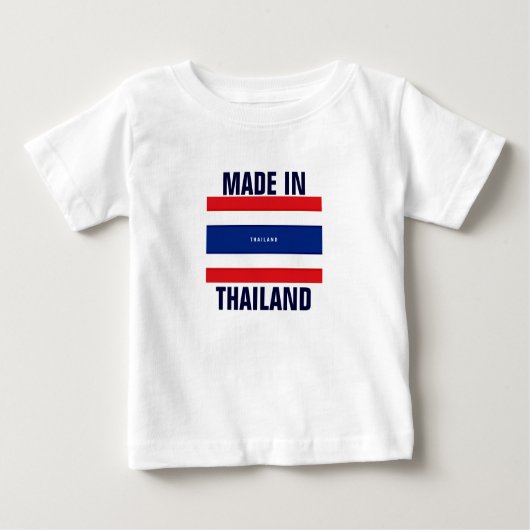 T-shirt Pour Bébé Fabriqué en Thaïlande (Devant)