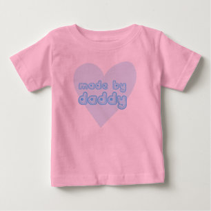 T-shirt Pour Bébé Fabriqué par papa bébé garçon