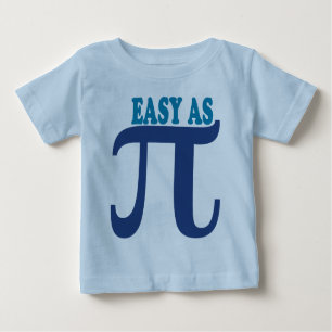 T-shirt Pour Bébé Facile comme pi