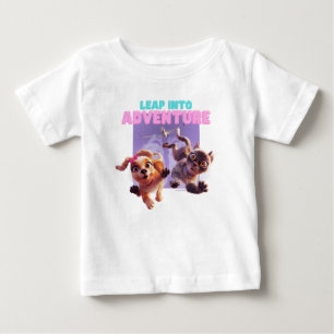 T-shirt Pour Bébé Faire un bond dans l'aventure