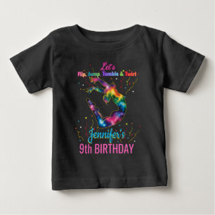 T-shirt Pour Bébé Faisons des sauts, des flips, des culbutes et des