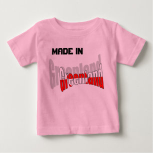 T-shirt Pour Bébé Fait dans Greenland2Greenland2