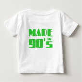 T-shirt Pour Bébé Fait dans les années 90 (Dos)