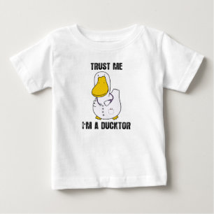 T-shirt Pour Bébé Faites-moi confiance Je suis un Ducktor Funny Sarc