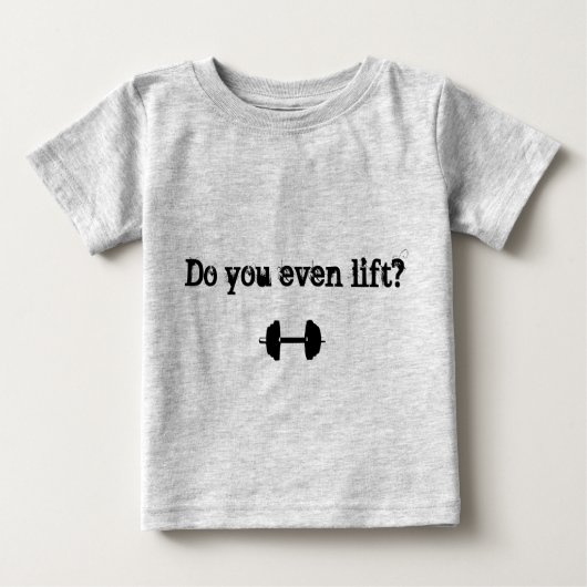 T-shirt Pour Bébé "Faites-vous même ascenseur ?" Pièce en t de bébé (Devant)