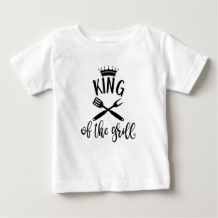 T-shirt Pour Bébé Fanny Bbq Dit Le Roi Du Grill