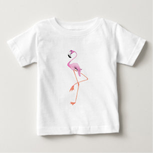 T-shirt Pour Bébé Fantastique Flamant rose rose T-shirt bébé