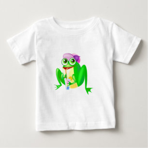 T-shirt Pour Bébé Fantastique T-shirt bébé Happy Party Frog personna