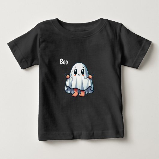 T-shirt Pour Bébé Fantôme Mal De Désapprobation (Devant)