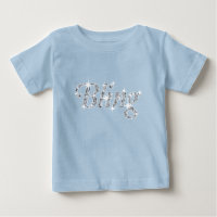 Faux losange sur le design "Bling" bleu pastel
