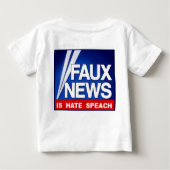 T-shirt Pour Bébé Faux News (Dos)