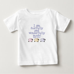 T-shirt Pour Bébé Fearful and Wonderful Fade - Bleu