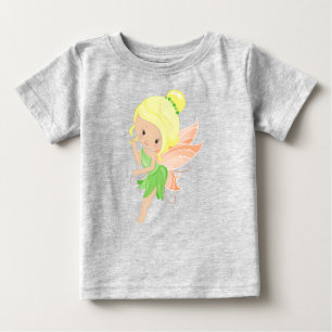 T-shirt Pour Bébé Fée Forestière, Fée Magique, Fée Mignonne, Cheveux