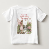 T-shirt Pour Bébé Fée Premier anniversaire Correspondance familiale  (Dos)