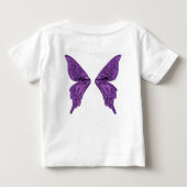 T-shirt Pour Bébé Fée violette (Dos)