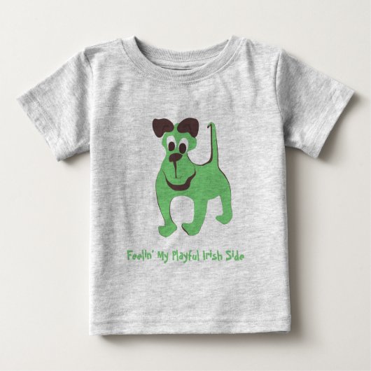 T-shirt Pour Bébé Feelin' My Playy Irish Side - (Devant)