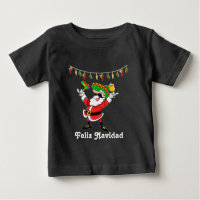 Feliz Navidad Mexicana Père Noël Avec Lumières De