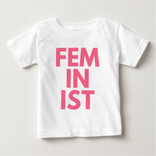 T-shirt Pour Bébé Féministe