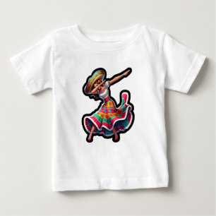 T-shirt Pour Bébé Femme de Cinco de Mayo