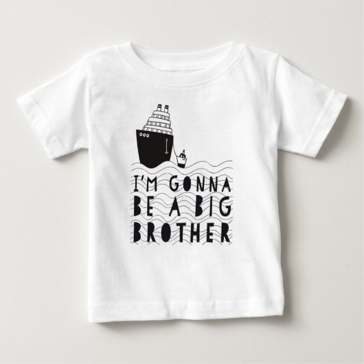 T-shirt Pour Bébé Femme: I'm gonna be a big brother (Devant)