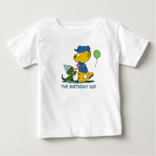 T-shirt Pour Bébé Ferald et Baby Lizard Birthday Kid