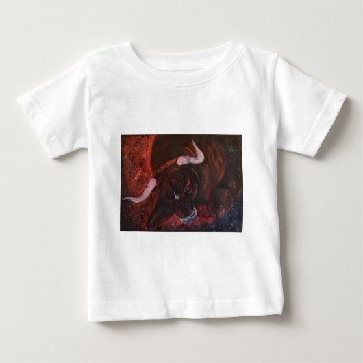 T-shirt Pour Bébé Ferdinand le taureau (Devant)