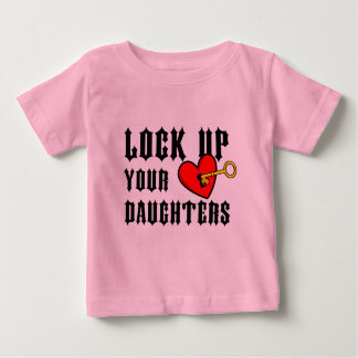 T-shirt Pour Bébé Fermez à clef votre pièce en t de bébé de pièce en