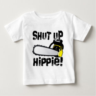T-shirt Pour Bébé Fermez la hippie !