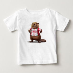 T-shirt Pour Bébé Fête canadienne du castor