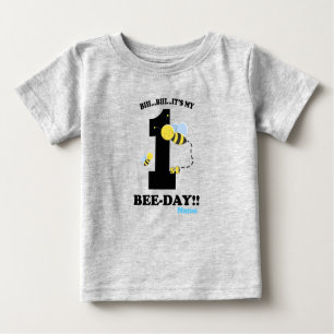 T-shirt Pour Bébé fête d'abeilles du premier anniversaire