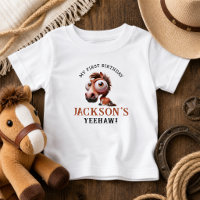 Fête d'anniversaire de 1 an Caricatures de Cheval