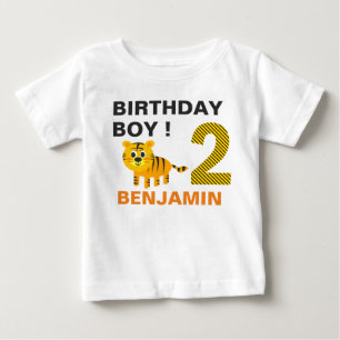 T-shirt Pour Bébé Fête d'anniversaire de deuxième deuxième anniversa