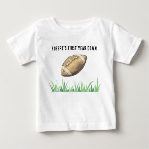 T-shirt Pour Bébé Fête d'anniversaire de football première année