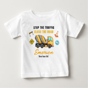 T-shirt Pour Bébé Fête d'anniversaire de la construction