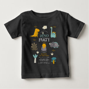T-shirt Pour Bébé Fête d'anniversaire de premier anniversaire de din