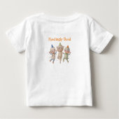 T-shirt Pour Bébé Fête de costumes d'Halloween Monstres danse amusan (Dos)