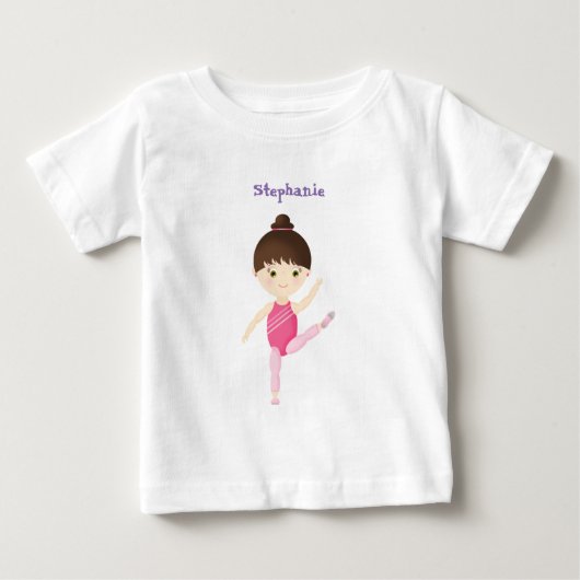 T-shirt Pour Bébé Fête de Gymnastique (Devant)