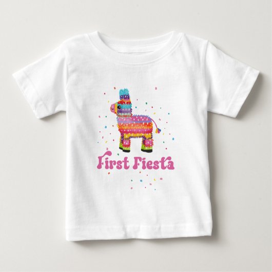 T-shirt Pour Bébé Fête de la première fille (Devant)