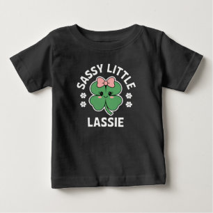T-shirt Pour Bébé Fête de la Saint-Patrick Petite Fille Sassy Enfant