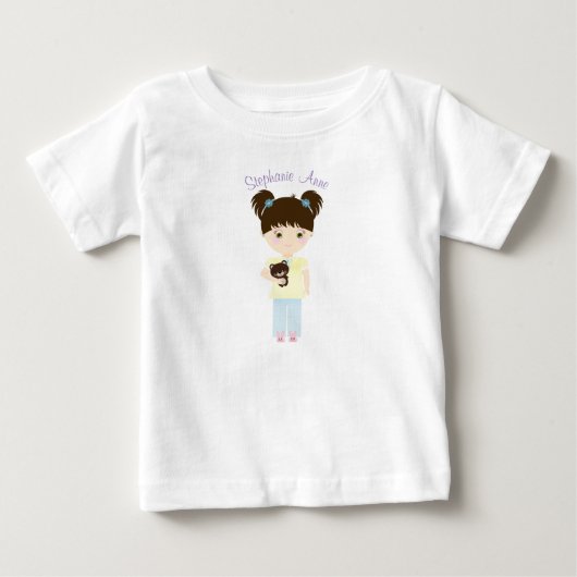 T-shirt Pour Bébé Fête de pyjama Glamping (Devant)