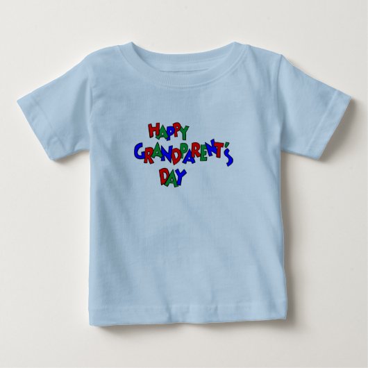 T-shirt Pour Bébé Fête des grands-parents (Devant)