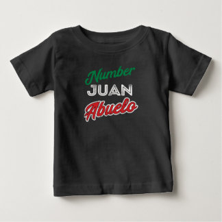 T-shirt Pour Bébé Fête des pères mexicaine de grand-papa de Regalo