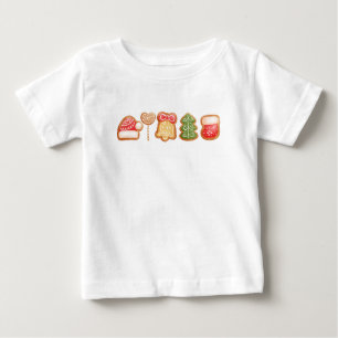 T-shirt Pour Bébé Fête du pain d'épices Cool de Noël tendance