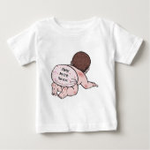 T-shirt Pour Bébé Fête Mon Bébé (Devant)