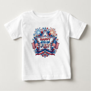 T-shirt Pour Bébé Fête patriotique du 250e anniversaire du 4 juillet